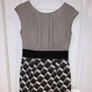 Dress Barn two-tone dress